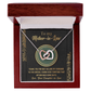 Interlocking Hearts Necklace – Funny Mother - in - Law Gift - TreasuredTale