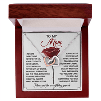 Interlocking Hearts Necklace – Grateful Mom Gift - TreasuredTale