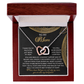 Interlocking Hearts Necklace – Mom and Best Friend Gift - TreasuredTale