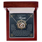 Interlocking Hearts Necklace – Thank You Boyfriend's Mom Gift - TreasuredTale