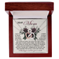 Interlocking Hearts Necklace – Mom Gift of Strength and Blessings - TreasuredTale