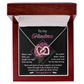Interlocking Hearts Necklace – Gift for Loving Grandma - TreasuredTale