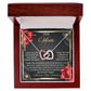 Interlocking Hearts Necklace – Unconditional Love Mom Gift - TreasuredTale