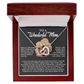 Interlocking Hearts Necklace – Thankful Mom Gift - TreasuredTale