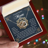 Interlocking Hearts Necklace – Thank You Boyfriend's Mom Gift - TreasuredTale