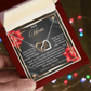 Interlocking Hearts Necklace – Unconditional Love Mom Gift - TreasuredTale