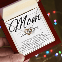 Interlocking Hearts Necklace – Mother's Day Hero Gift - TreasuredTale