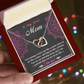 Interlocking Hearts Necklace – Bonus Mom Love Gift - TreasuredTale