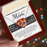 Interlocking Hearts Necklace – Hero Mom Gift - TreasuredTale