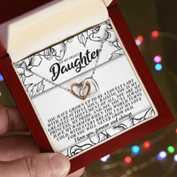 Interlocking Hearts Necklace – Sweet Daughter Love Gift - TreasuredTale