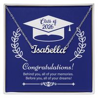 Custom Name Necklace - On Your Graduation Day