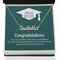 Custom Name Necklace - Go Into The World And Do Well