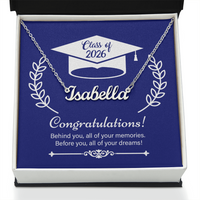 Custom Name Necklace - On Your Graduation Day