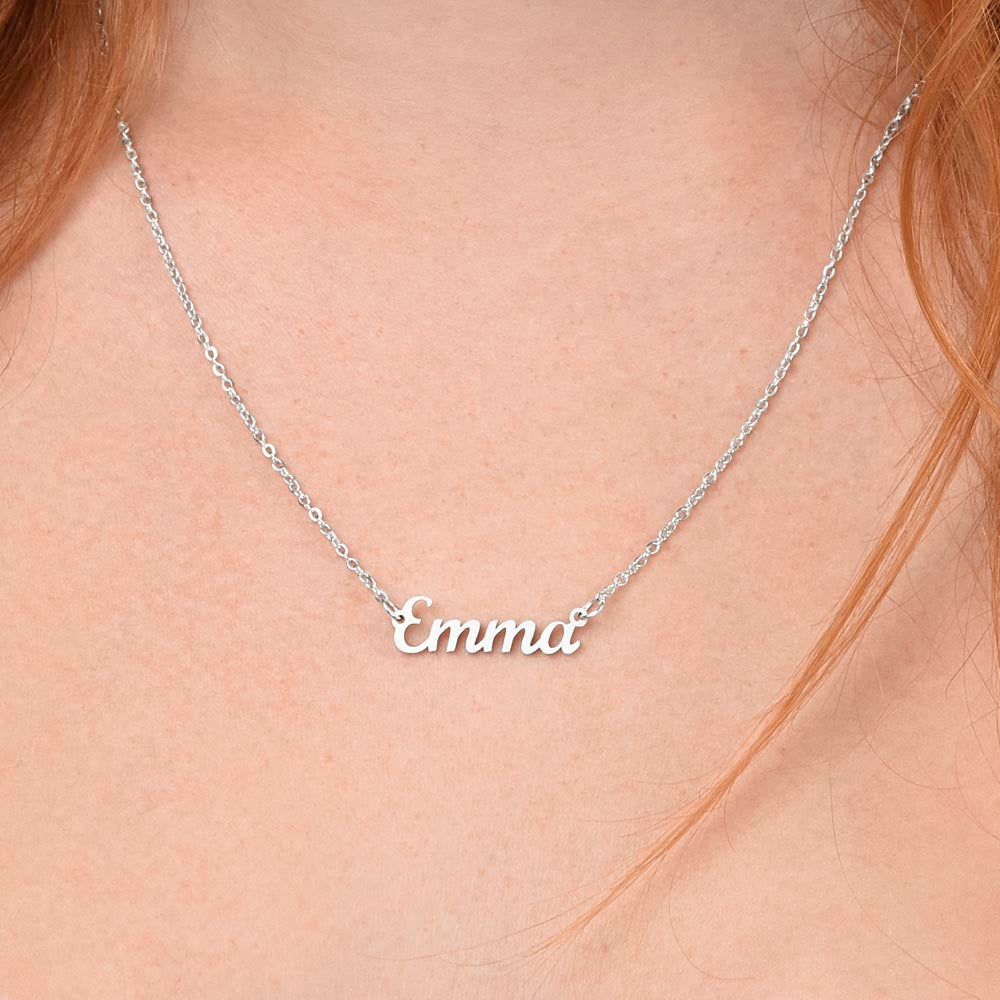 Custom Name Necklace for Mom from Son – Mother's Day Gift