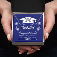 Custom Name Necklace - On Your Graduation Day