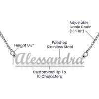 Custom Name Necklace for Mom from Son – Mother's Day Gift