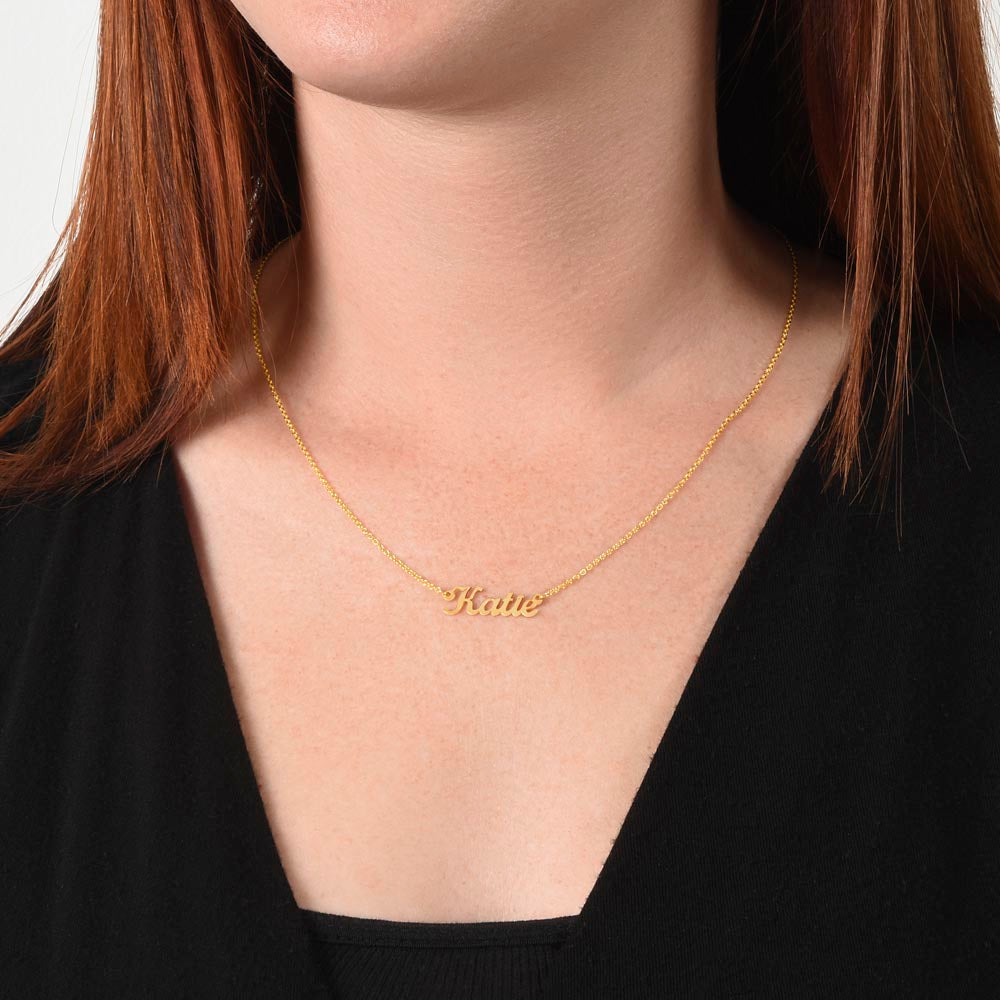 Custom Name Necklace for Mom from Son – Mother's Day Gift