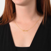 Custom Name Necklace for Mom from Son – Mother's Day Gift