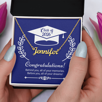 Custom Name Necklace - On Your Graduation Day