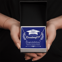 Heart Name Necklace - On Your Graduation Day