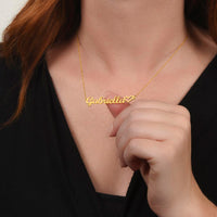 Personalized Heart Name Necklace with Heart for Granddaughter — A Gift She’ll Treasure Forever