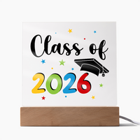 Acrylic Square Plaque - Class of 2026