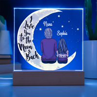 Personalized Acrylic Square Plaque for Grandma / Nana - Mother's Day Gift