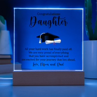 Acrylic Square Plaque - Gradation Daughter