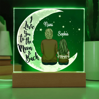 Personalized Acrylic Square Plaque for Grandma / Nana - Mother's Day Gift