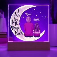 Personalized Acrylic Square Plaque for Grandma / Nana - Mother's Day Gift
