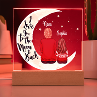 Personalized Acrylic Square Plaque for Grandma / Nana - Mother's Day Gift