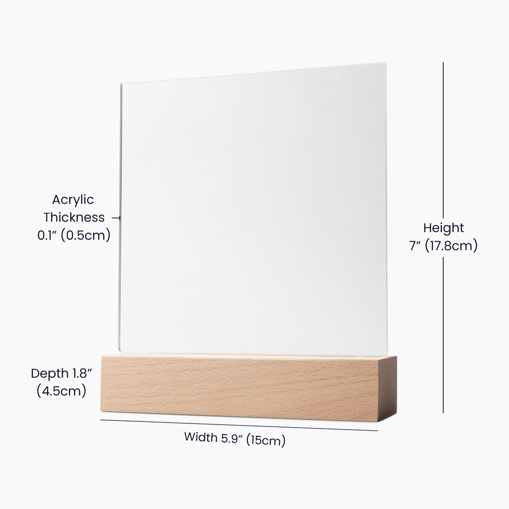 Acrylic Square Plaque – Mama Gift of Love and Support