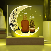 Personalized Acrylic Square Plaque for Grandma / Nana - Mother's Day Gift