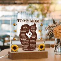 Acrylic Plaque – To My Mom from Daughter - TreasuredTale