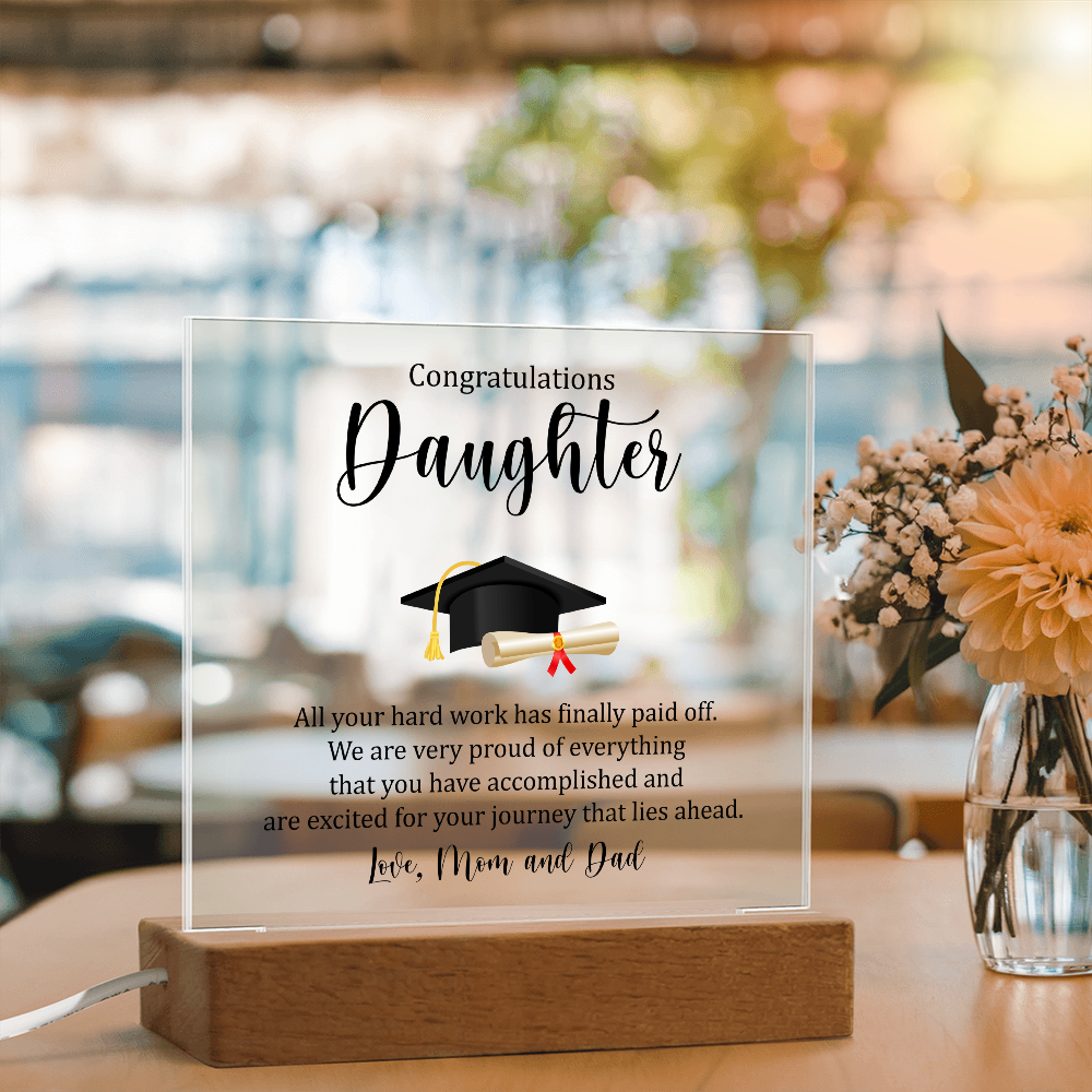 Acrylic Square Plaque - Gradation Daughter