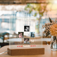 Personalized Acrylic Square Plaque for Mom from Dughter - Mother's Day Gift