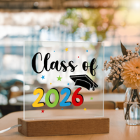 Acrylic Square Plaque - Class of 2026