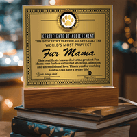 Acrylic Square Plaque – Funny Fur Mama Gift - TreasuredTale