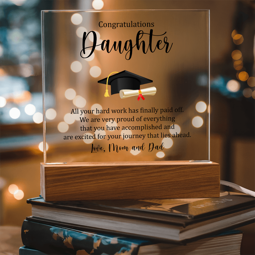 Acrylic Square Plaque - Gradation Daughter