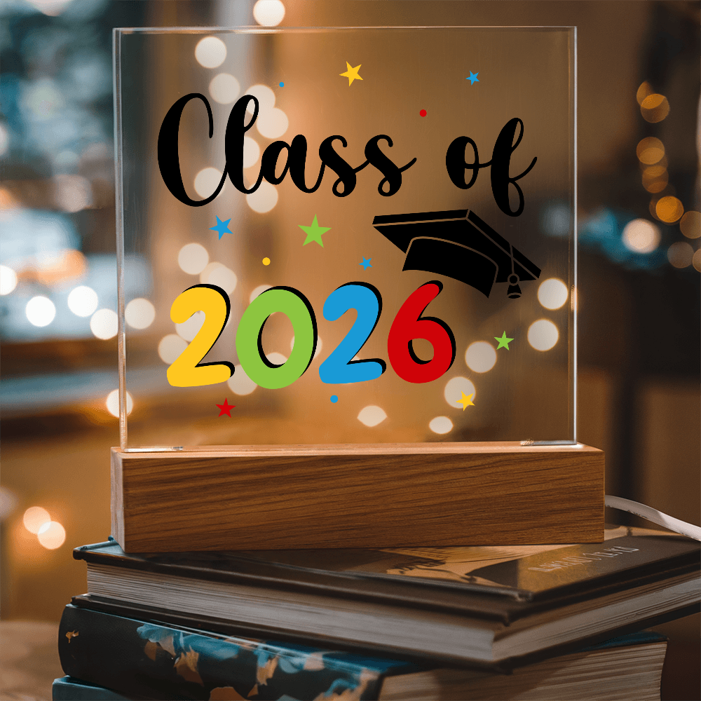 Acrylic Square Plaque - Class of 2026