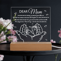 Acrylic Square Plaque – Always Your Little One Mom Gift - TreasuredTale