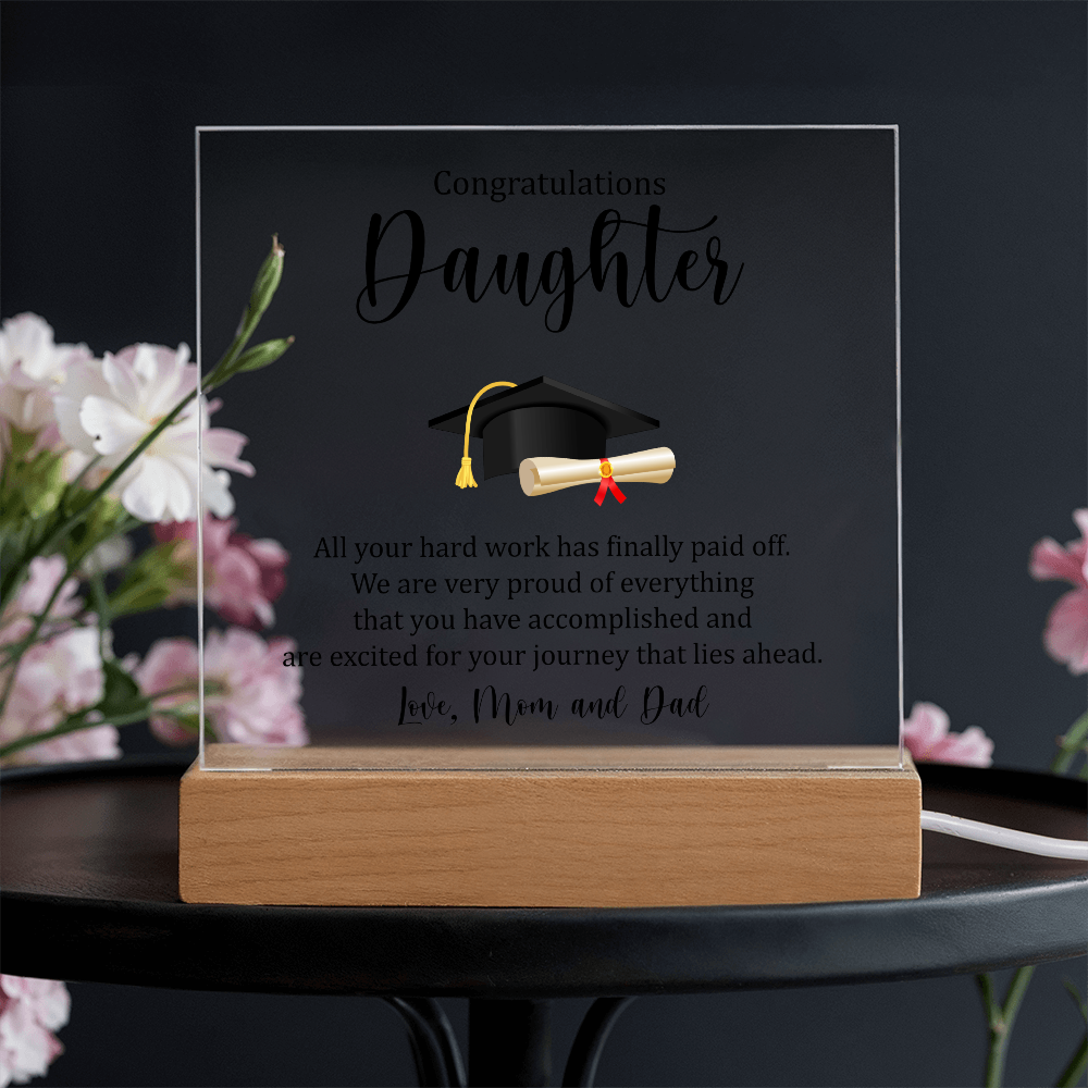 Acrylic Square Plaque - Gradation Daughter