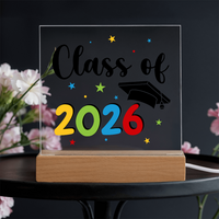 Acrylic Square Plaque - Class of 2026
