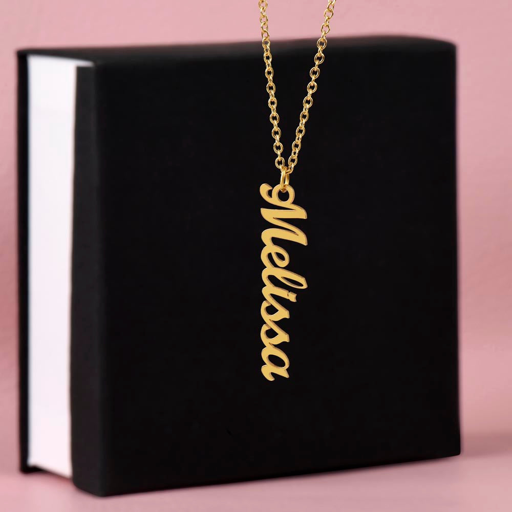 Multi Vertical Name Necklace for Grandma with Grandkids Name - Your Love - Mother's Day Gift
