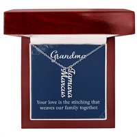 Multi Vertical Name Necklace for Grandma with Grandkids Name - Your Love - Mother's Day Gift