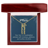 Multi Vertical Name Necklace for Mom - Your Love is a Masterpiece - Mother's Day Gift