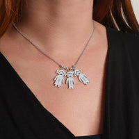 Personalized Engraved Kid Charm Necklace for Grandma - Mother's Day Gift - You are the Epitome og Grace