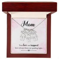 Personalized Engraved Kid Charm Necklace for Mom - Mother's Day Gift - Your Love and Support