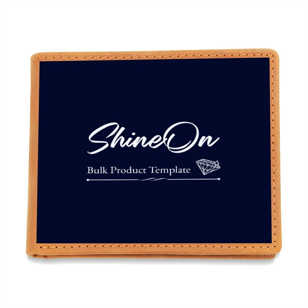 Buyer Upload - Graphic Leather Wallet - Graduation