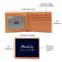 Buyer Upload - Graphic Leather Wallet - Graduation